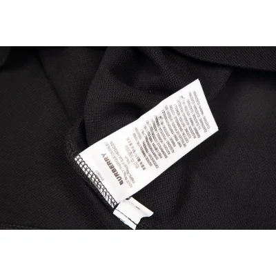 Поло Burberry Eye-Catching Collar "Black" фото № 8