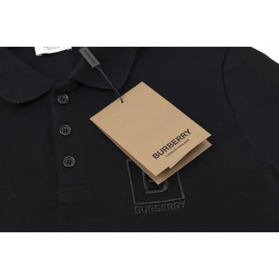 Поло Burberry In Square Logo "Black" фото № 5
