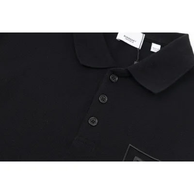 Поло Burberry In Square Logo "Black" фото № 8