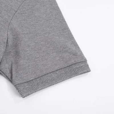 Поло Burberry With A Very Small Logo "Gray" фото № 2