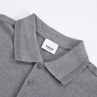 Поло Burberry With A Very Small Logo "Gray" фото № 4
