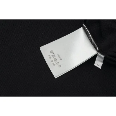 Поло Dior With Monogram - Classic Style "Black" фото № 3