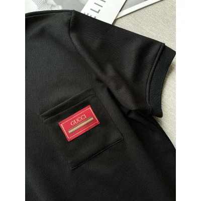 Поло GUCCI Short Sleeve "Black" фото № 6