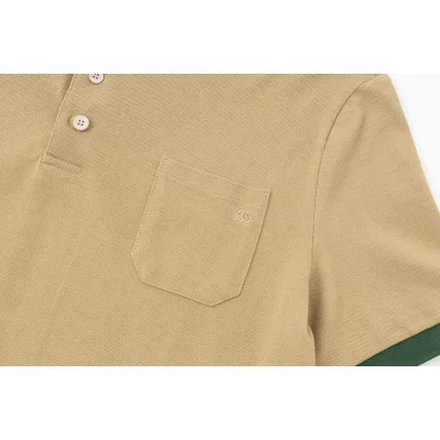 Поло Gucci Without Prints "Brown" фото № 3