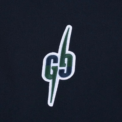 Поло Gucci With Logo - Italian Brand "Blue" фото № 5