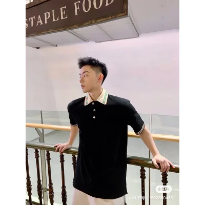 Поло Gucci White collar "Black" фото № 9