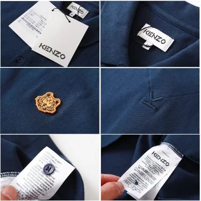 Поло Kenzo Shirt Small Logo "Blue" фото № 2 Поло Kenzo Shirt Small Logo "Blue" фото № 2