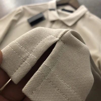 Поло Prada With Small Emblems "White" фото № 4