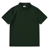 Поло Saint Laurent Three-Letter Logo "Green"