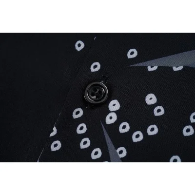 Рубашка Amiri Flowers And Large Logo "Black" фото № 5