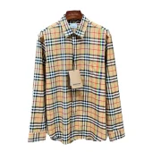 Рубашка Burberry Print Checked Vertical And Horizontal Colorful Lines "Brown"