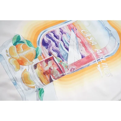 Рубашка Casablanca Ocean View From The Porthole "White" фото № 4