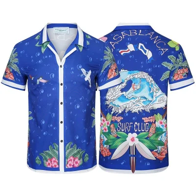 Рубашка Casablanca Surf Club "Blue" фото № 8