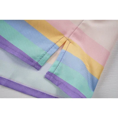 Рубашка Casablanca Portrait Of Man Multicolored Stripes "White" фото № 5