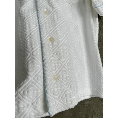 Рубашка Casablanca Red Small Romb Logo On Pocket "White" фото № 4 Рубашка Casablanca Red Small Romb Logo On Pocket "White" фото № 4