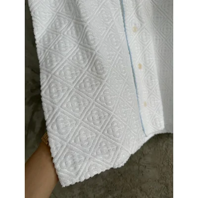 Рубашка Casablanca Red Small Romb Logo On Pocket "White" фото № 3 Рубашка Casablanca Red Small Romb Logo On Pocket "White" фото № 3