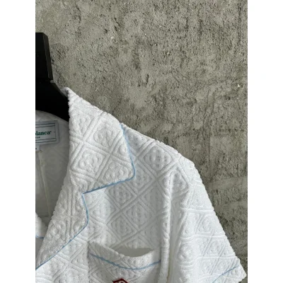 Рубашка Casablanca Red Small Romb Logo On Pocket "White" фото № 2 Рубашка Casablanca Red Small Romb Logo On Pocket "White" фото № 2