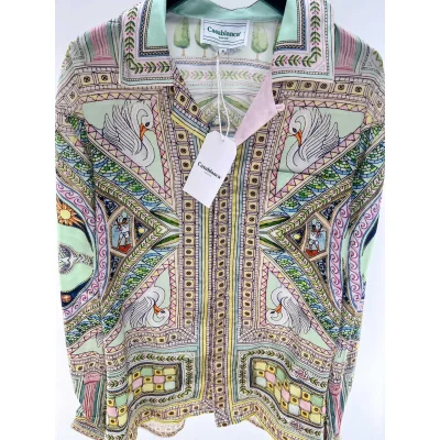 Рубашка Casablanca Space Sun Moon "Brown" фото № 2