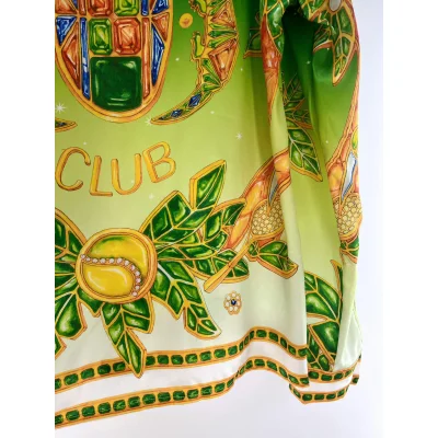 Рубашка Casablanca Frontside Print Lizard Hummingbird "Green" фото № 5 Рубашка Casablanca Frontside Print Lizard Hummingbird "Green" фото № 5