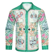 Рубашка Casablanca Playing Cards "Green"