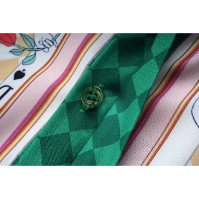 Рубашка Casablanca Playing Cards "Green" фото № 8