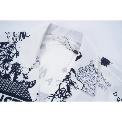 Рубашка Christian Dior Large Front Logo "White" фото № 6