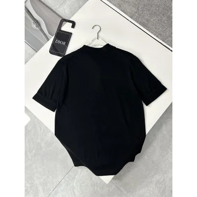 Футболка Christian Dior Frontside Small Logo Christian Dior "Black" фото № 5