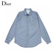 Рубашка Christian Dior Full Filling Of Letters "Blue"