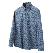 Рубашка Christian Dior Print Dior Many Logos "Navy Blue"