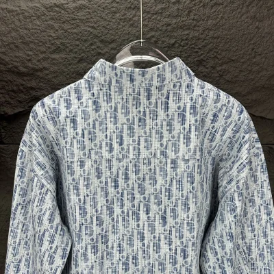 Рубашка Christian Dior Circular Print «Blue» фото № 2