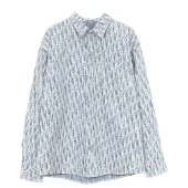 Рубашка Christian Dior Circular Print "Blue"