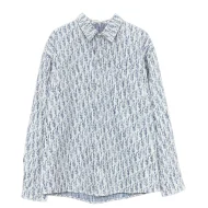 Рубашка Christian Dior Circular Print "Blue"