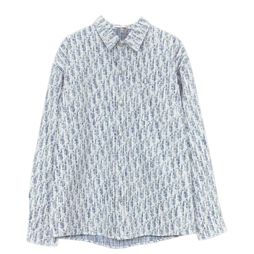 Рубашка Christian Dior Circular Print «Blue»