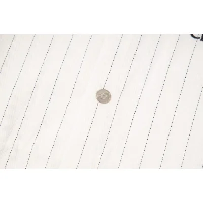 Рубашка Christian Dior Frontside And Backside Black Logo Couture "White" фото № 3