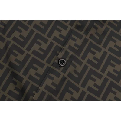 Рубашка Fendi Branded "Black/Brown" фото № 5 Рубашка Fendi Branded "Black/Brown" фото № 5