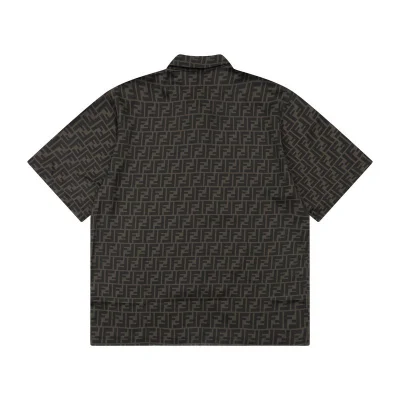 Рубашка Fendi Branded "Black/Brown" фото № 7 Рубашка Fendi Branded "Black/Brown" фото № 7