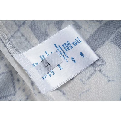 Рубашка Louis Vuitton Front Pocket And Squares Print "White" фото № 6