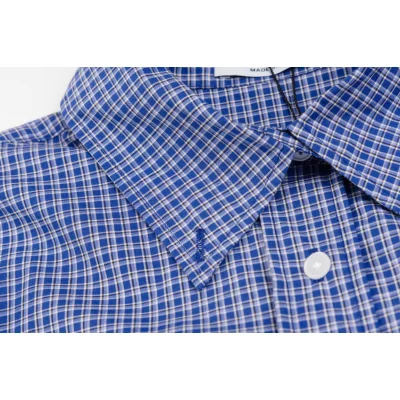 Рубашка Miu Miu Small Cell "Blue" фото № 5