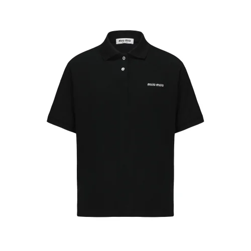 Рубашка Miu Miu Frontside Mini Logo Miu Miu "Black"