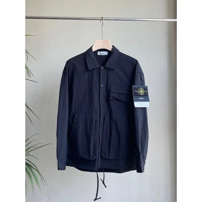 Рубашка Stone Island Plain "Blue" фото № 2