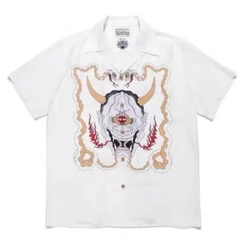 Рубашка Wacko Maria Fiend "White"