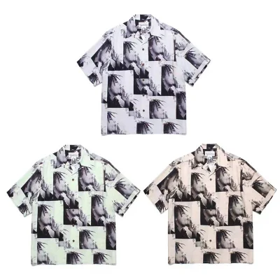 Рубашка Wacko Maria With Bob Marley Print "Lilac" фото № 2 Рубашка Wacko Maria With Bob Marley Print "Lilac" фото № 2