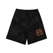 Шорты Balenciaga With Brown Logo "Black"