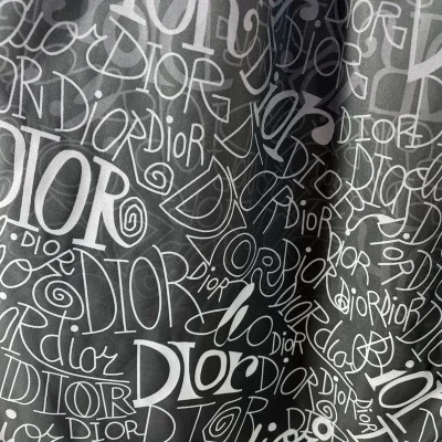 Шорты Christian Dior White Mini Logotypes "Black" фото № 3