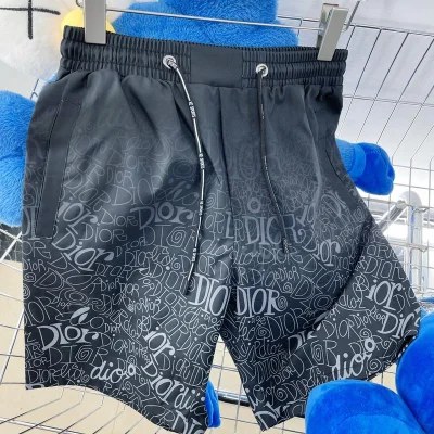 Шорты Christian Dior White Mini Logotypes "Black" фото № 4