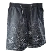 Шорты Christian Dior White Mini Logotypes "Black"