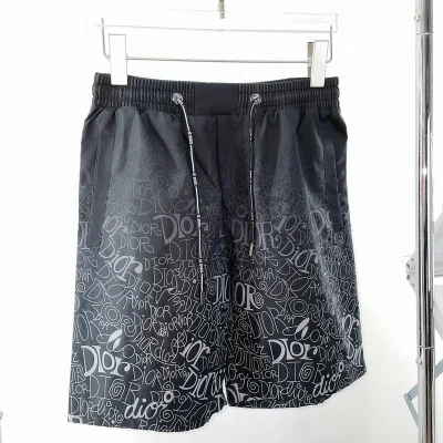 Шорты Christian Dior White Mini Logotypes "Black" фото № 7