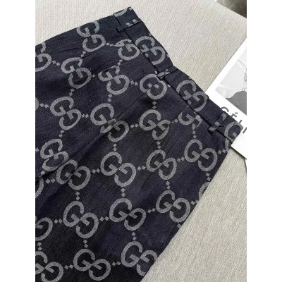 Шорты GUCCI Monogram "Navy Blue" фото № 8