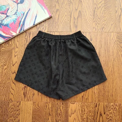 Шорты Louis Vuitton Cotton ZIP "Black" фото № 4