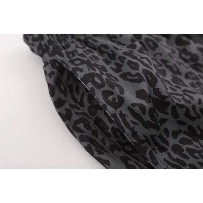 Шорты Palm Angels Leopard Style "Black/Gray" фото № 6